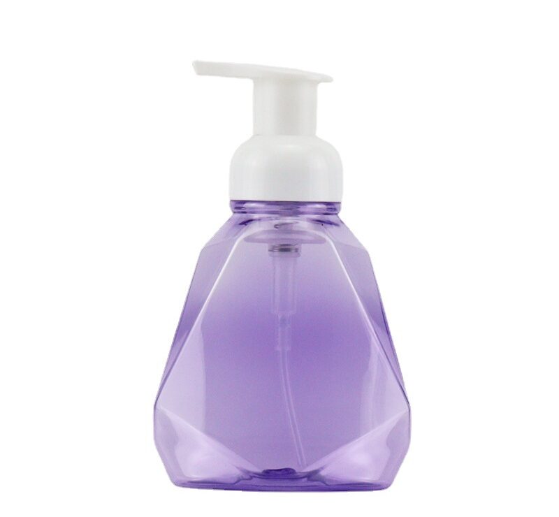 300ml Cosmetic Foam Bottle Translucent Plastic Cosmetic Packaging Container PET Face Wash Bottle - COSMETIC PACKAGING - 1