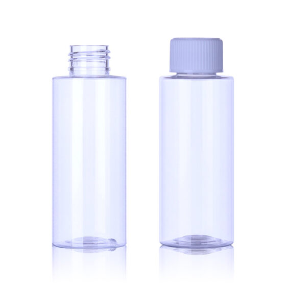 Flat Shouder PET Bottle with Screw Caps for Skincares Cosmetic Packaging Manufacturer - COSMETIC PACKAGING - 4