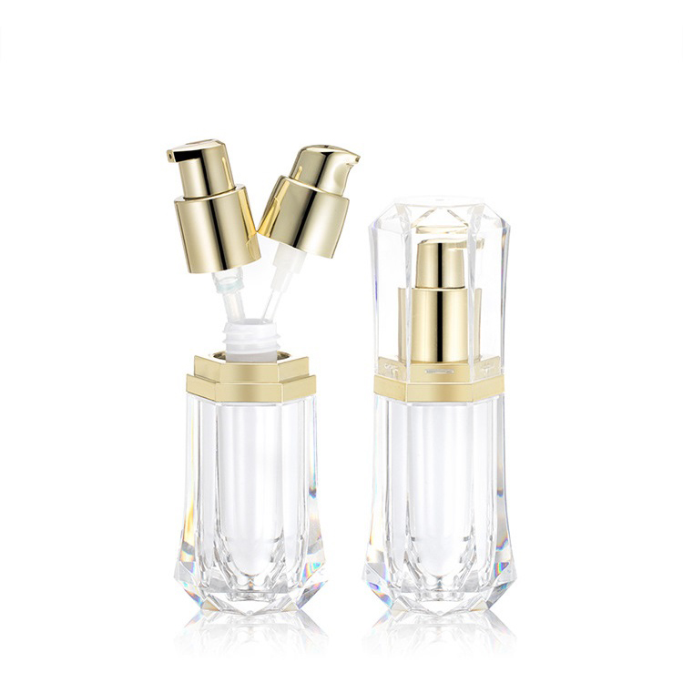 10ml 20ml Acrylic Dropper Bottle High-end Acrylic Cosmetic Container for Skincare Top Quality Cosmetic Packaging