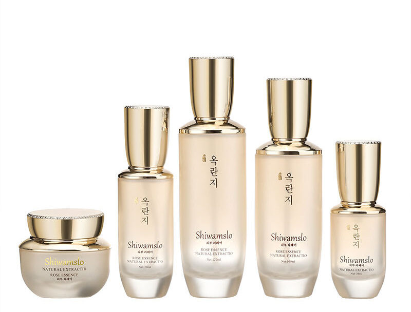 Luxury Skincare Packaging Glass Container Set Refillable Glass Bottles Glass Jars - COSMETIC PACKAGING - 1