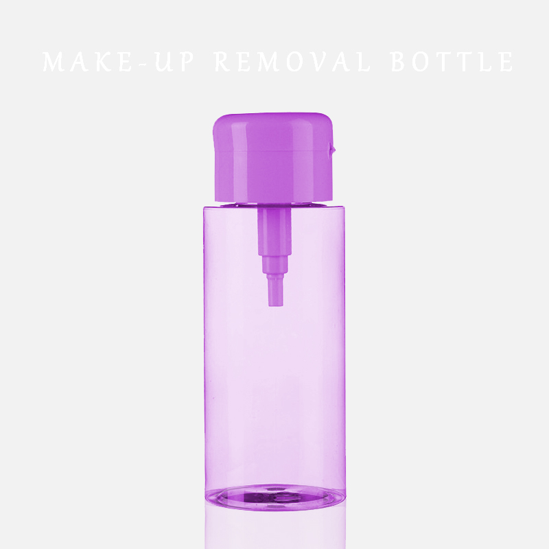 Fashionable Make-up Removal Bottle Plastic Cosmetic Container for Make-ups Screw-top Bottles